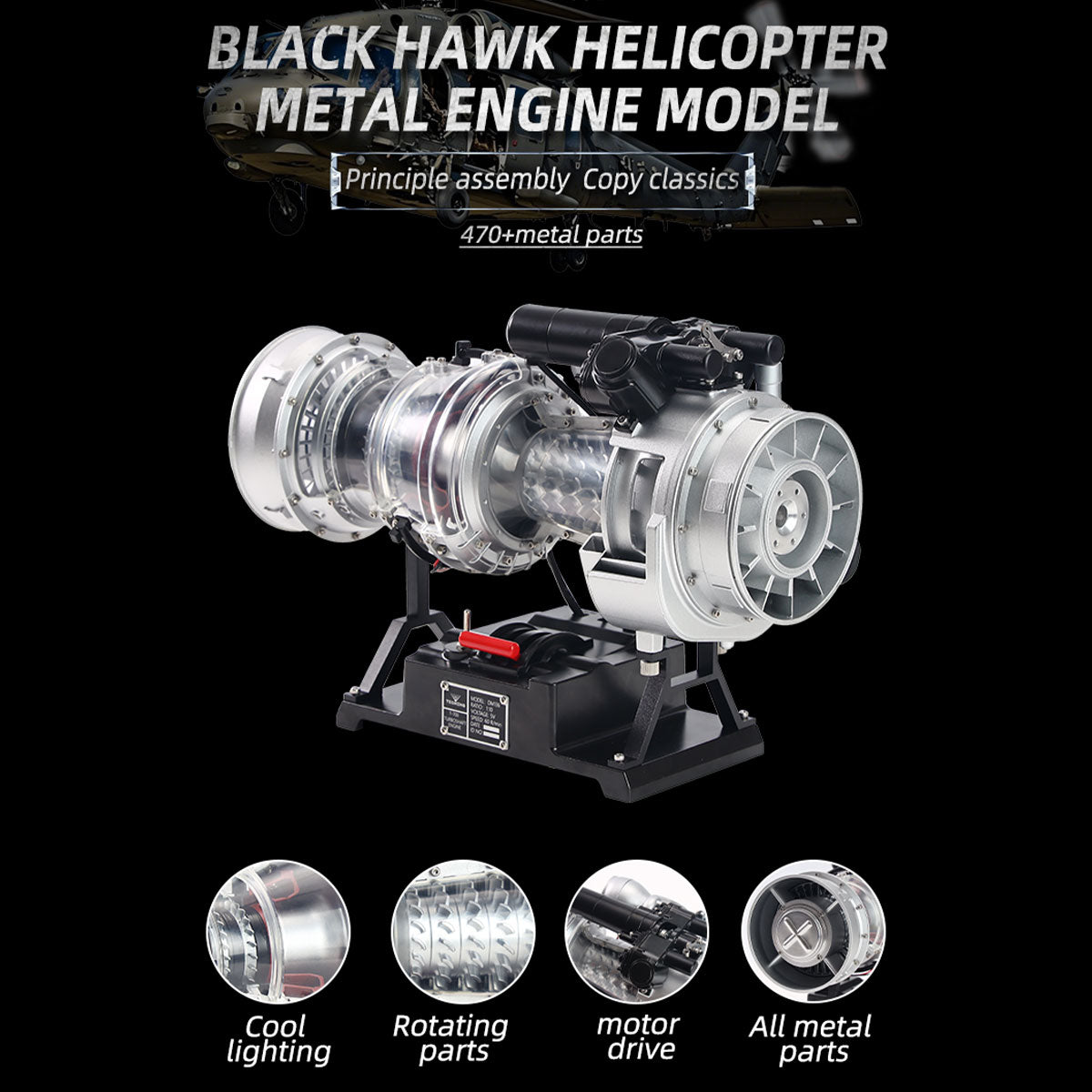 Military Helicopter Turboshaft Engine