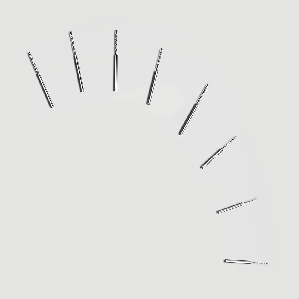 Wowstick 8 Drill Bits 0.8mm,1.0mm, 1.2mm,1.4mm,1.6mm, 1.8mm, 2.0mm, 2.2mm