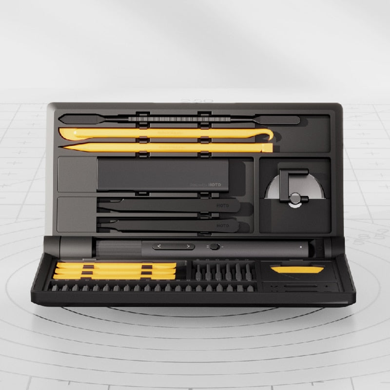 HOTO Precision Screwdriver Kit Pro Equipped with Various S2 Steel Drill Bits Multifunctional Maintenance Tablet Computer Watch