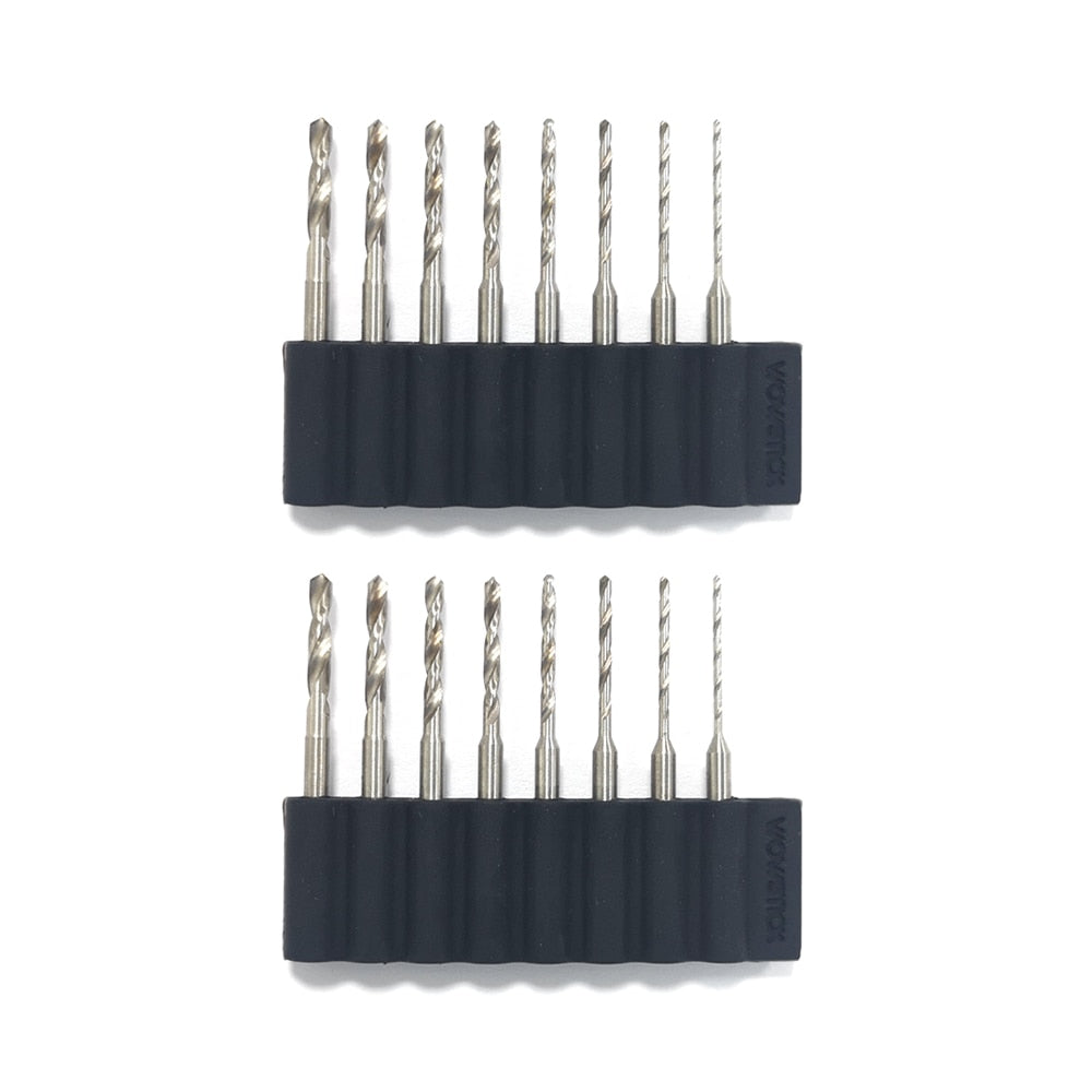 Wowstick 8 Drill Bits 0.8mm,1.0mm, 1.2mm,1.4mm,1.6mm, 1.8mm, 2.0mm, 2.2mm